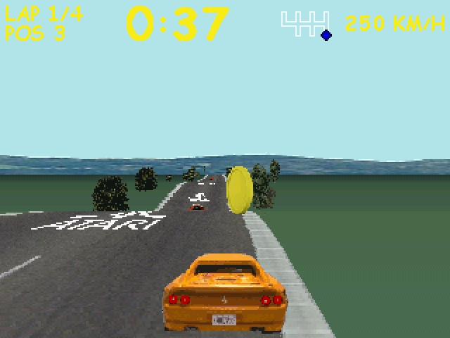 Racer atari screenshot